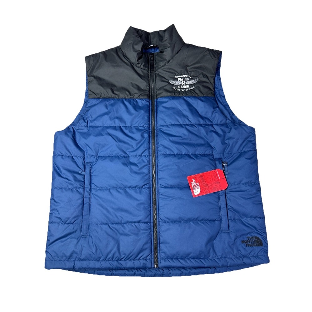 North Face Vest Mens XL Shady Blue TNF Everyday Ins